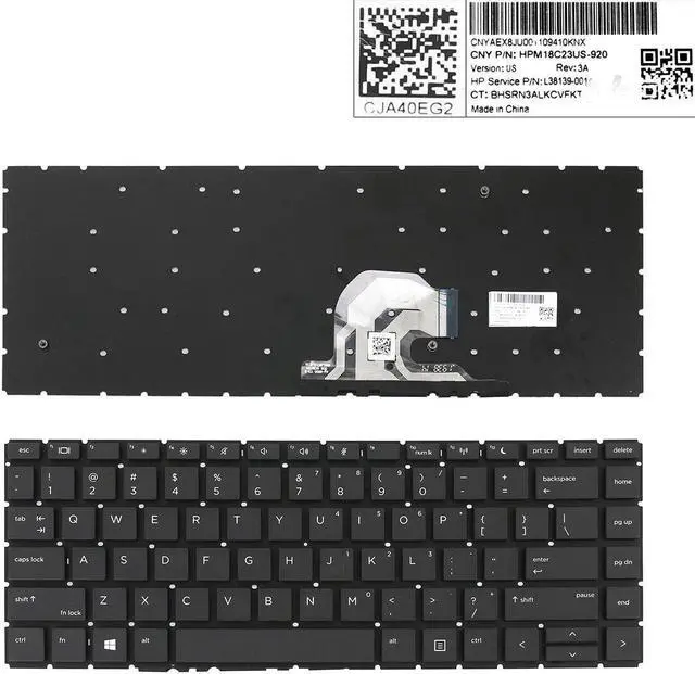 Main image of Keyboard for HP ZHAN 66 Pro G2 BLACK (HPM 18C23US-920 L38139-001) US