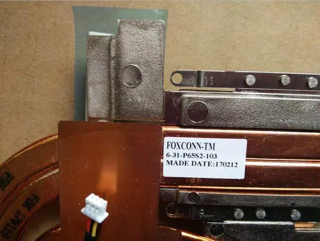 Alt view image 3 of 5 - Cpu cooling fan for Heatsink thermal moduleCLEVO 6-31-P65S2-102 103 P671RP6-G P6-781S1NR