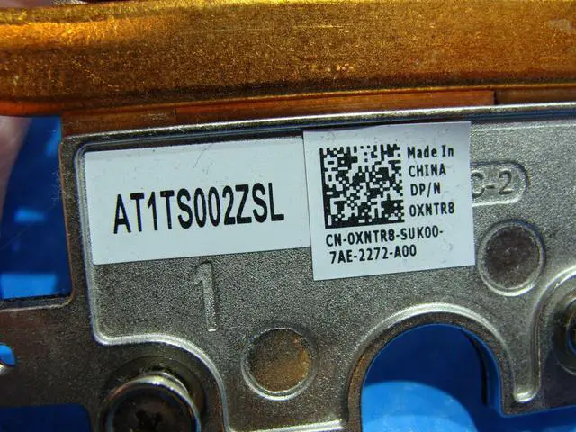 Alt view image 3 of 5 - Cpu cooling fan for Dell Precision 7520 15.6 inches s with Heatsink XNTR8 AT1TS002ZSL