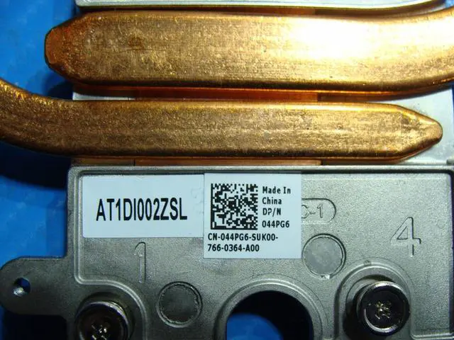 Alt view image 3 of 5 - Cpu cooling fan for Dell Precision 7510 15.6 inches with Heatsink 44PG6