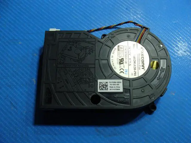 Alt view image 2 of 4 - Cpu cooling fan for Dell OptiPlex 3050 SFF Desktop with Heatsink 7D86K