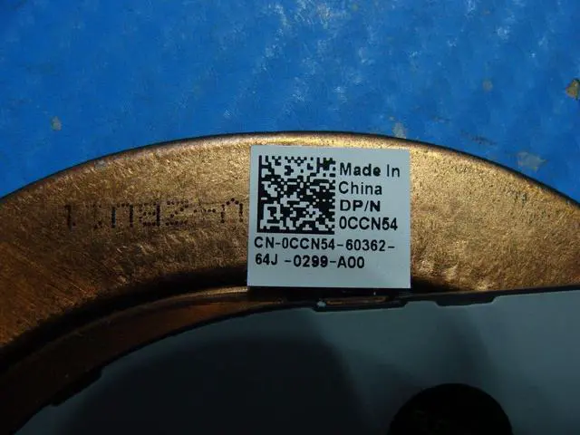 Alt view image 3 of 5 - Cpu cooling fan for Dell Latitude E7450 14 inches with Heatsink CCN54