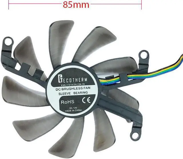 Alt view image 2 of 5 - GPU cooling fan for GALAX Gece RTX 2060 2070 SUPER