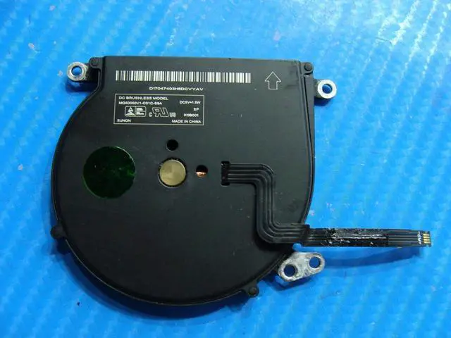 Alt view image 2 of 4 - Cpu cooling fan for Air A1370 11 inches Late 2010 MC505LL/A 922-9676