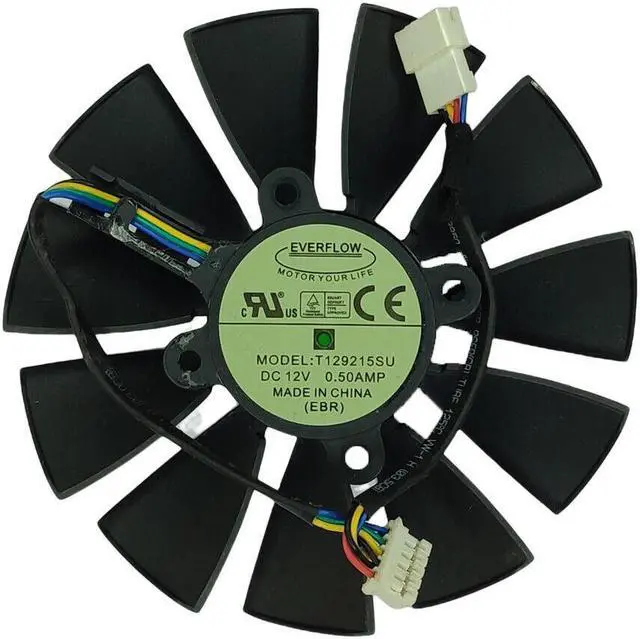 Alt view image 2 of 5 - GPU cooling fan for Asus GTX980 GTX780TI R9-390 R9-90