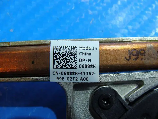 Alt view image 2 of 5 - Cpu cooling fan for Dell Latitude E6400 14.1 inches with Heatsink 6888K