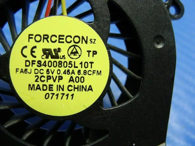 Alt view image 3 of 5 - Cpu cooling fan for Dell Latitude E5420 14 inches 2CPVP