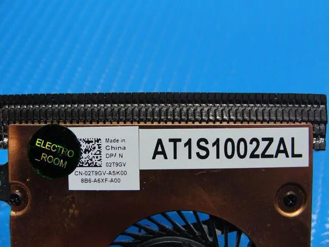 Alt view image 3 of 5 - Cpu cooling fan for Dell Latitude 7490 14 inches with Heatsink AT1S1002ZAL 2T9GV