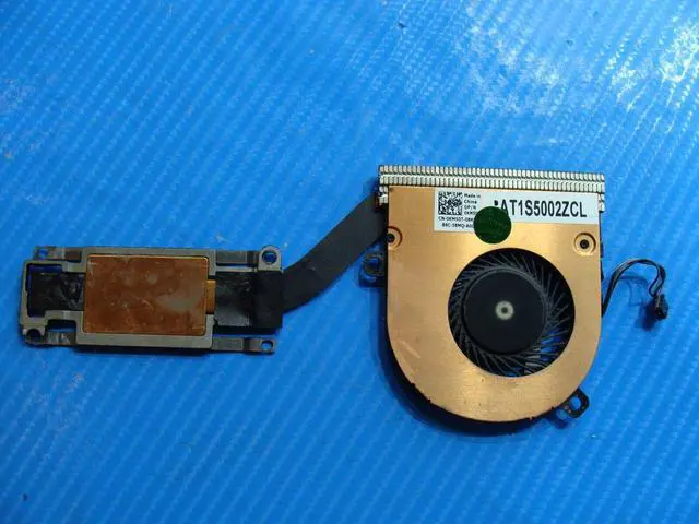 Alt view image 2 of 4 - Cpu cooling fan for Dell Latitude 7390 13.3 inches with Heatsink AT1S5002ZCL KM50T