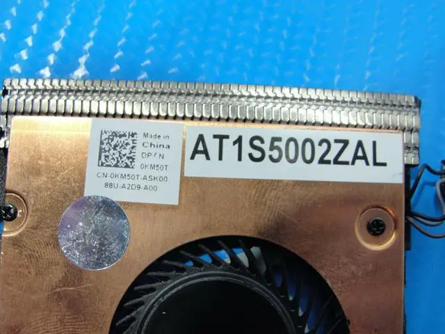 Alt view image 3 of 5 - Cpu cooling fan for Dell Latitude 7290 12.5 inches with Heatsink at1s5002zal km50t