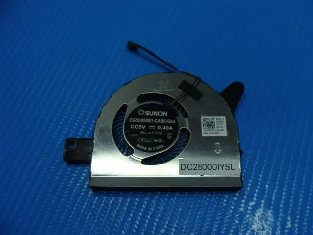 Alt view image 2 of 4 - Cpu cooling fan for Dell Latitude 5590 15.6 inches 9VK27 DC28000IYSL