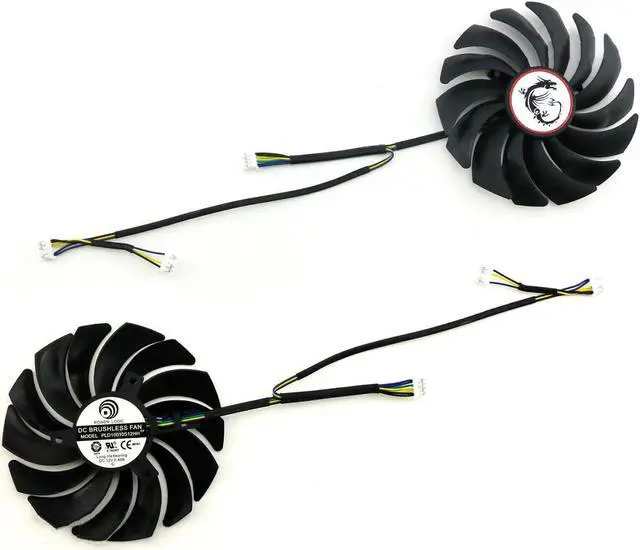 Alt view image 2 of 5 - GPU cooling fan for MSI GTX1080ti GAMING TRIO Replacement