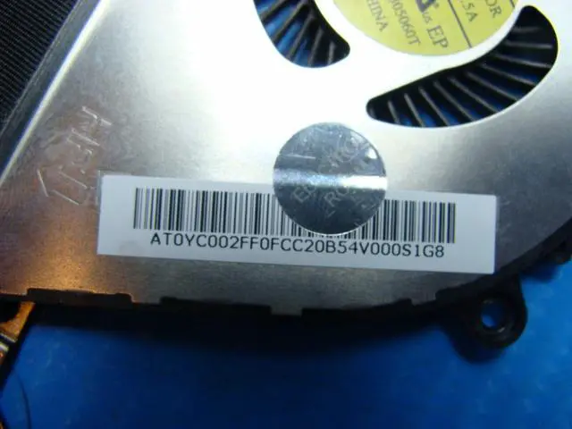Alt view image 3 of 5 - Cpu cooling fan for Lenovo Yoga 3 14 14 inches with Heatsink AT0YC002FF0F