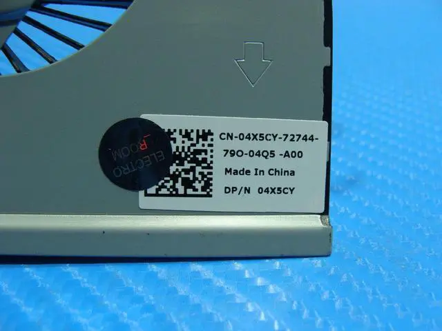 Alt view image 3 of 5 - Cpu cooling fan for Dell Inspiron Gaming 15-5577 15.6 inches 4X5CY DFS2001053P0T
