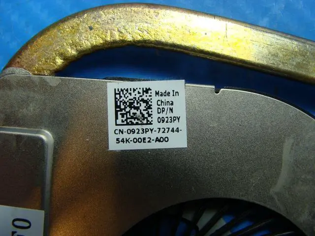 Alt view image 3 of 5 - Cpu cooling fan for Dell Inspiron 5758 17.3 inches with Heatsink 923PY AT1AO001FF0