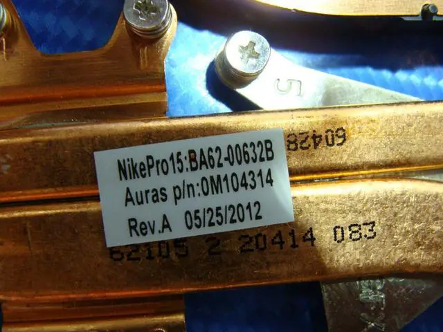 Alt view image 3 of 5 - Cpu cooling fan for Samsung NP700Z5C-S01US 15.6 inches s with Heatsink BA62-00632B