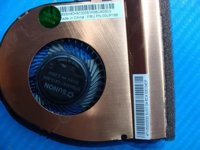 Alt view image 3 of 5 - Cpu cooling fan for Lenovo Thinkpad T460 14 inches with Heatsink 00UP186