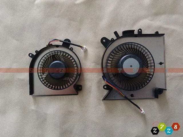 Alt view image 2 of 5 - Gpu and Cpu cooling fan for MSI GF66 GL66 MS-1581 Katana GF76 Pulse GL76 MS-17L1