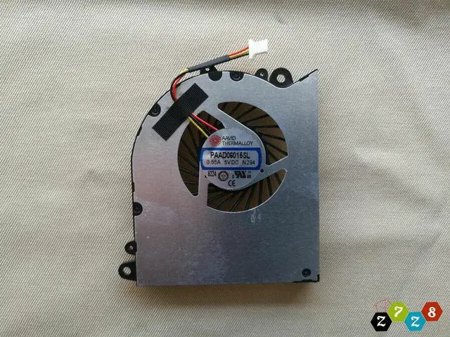 Alt view image 3 of 5 - Gpu and Cpu cooling fan for MSI GS60 6QD 6QE 6QC 2QE 2PE 2PC 2QD 3-Pin