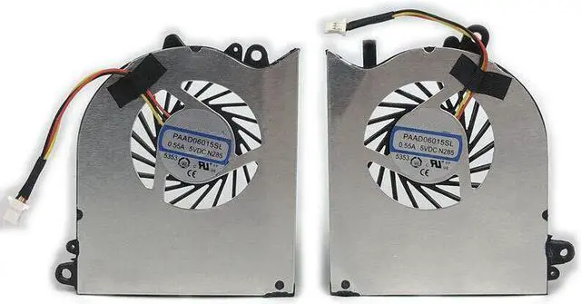 Main image of Gpu and Cpu cooling fan for MSI GS60 6QD 6QE 6QC 2QE 2PE 2PC 2QD 3 Pin