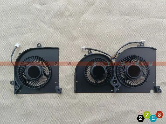 Alt view image 2 of 5 - Gpu and Cpu cooling fan for Fr MSI GS75 Stealth P75 creator MS-17G1 MS-17G2