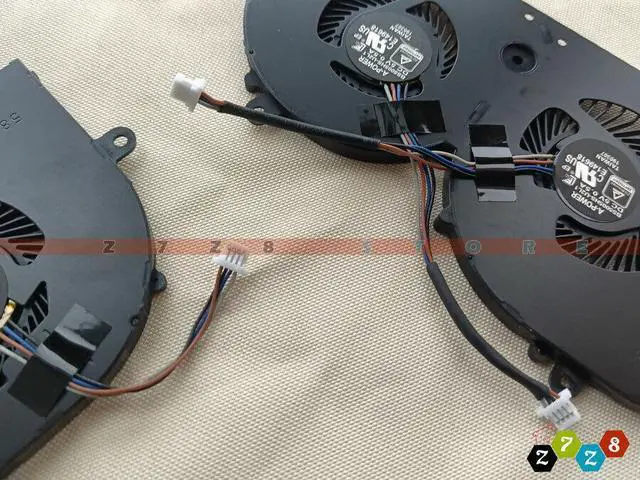 Alt view image 3 of 5 - Gpu and Cpu cooling fan for Fr MSI GS75 Stealth P75 creator MS-17G1 MS-17G2