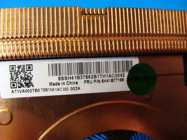 Alt view image 3 of 5 - Cpu cooling fan for Lenovo ThinkPad 14 inches T14 Gen 2 with Heatsink 5H41B77165
