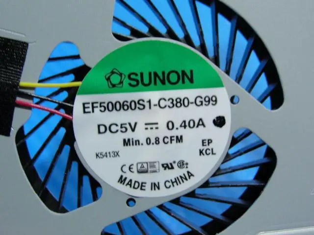Alt view image 3 of 5 - Cpu cooling fan for Dell Inspiron 5558 15.6 inches with Heatsink 923PY AT1AO001SC0