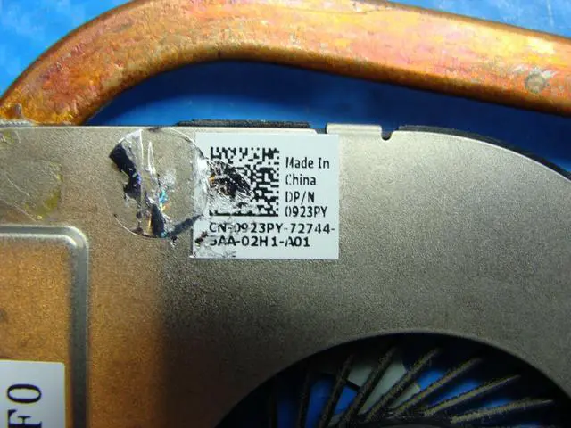 Alt view image 3 of 5 - Cpu cooling fan for Dell Inspiron 5558 15.6 inches with Heatsink 923PY AT1AO001FF0
