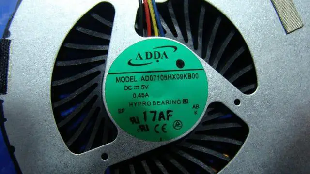 Alt view image 3 of 5 - Cpu cooling fan for Lenovo IdeaPad Z570 15.6 inches with Heatsink 604PA07002