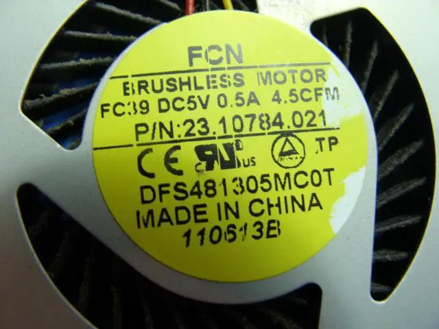 Alt view image 3 of 5 - Cpu cooling fan for Dell Inspiron 5437 14 inches with Heatsink TPHPP 60.44L01.012