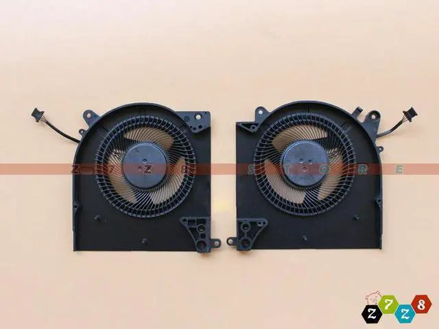 Alt view image 2 of 4 - Gpu and Cpu cooling fan for Alienware M15 R3 M15 R4 RTX 2070 3070 0TG9V0 0D1X38
