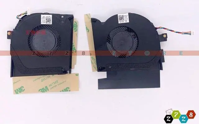 Alt view image 2 of 4 - Gpu and Cpu cooling fan for Dell ALIENWARE M15 R1 P79F M17 AWM17-7219SLV-PUS