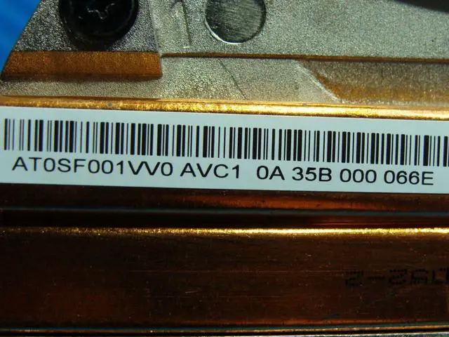 Alt view image 3 of 5 - Cpu cooling fan for Lenovo IdeaPad Y510p 15.6 inches with Heatsink AT0SF001VV0