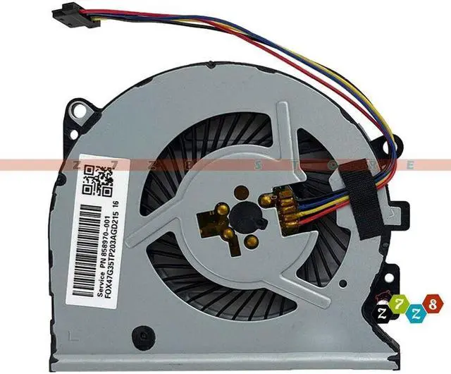 Alt view image 2 of 4 - Cpu cooling fan for HP ENVY 15-U 15-U010DX 15-U111DX 15-U483CL 15-U011D TPN-Q147
