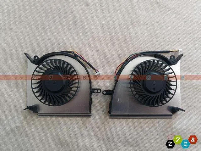 Alt view image 2 of 5 - Gpu and Cpu cooling fan for MSI GE75 Raider 10SE 10SF 8RE 8RF 9SE 9SF