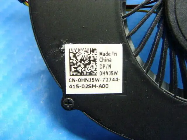 Alt view image 3 of 5 - Cpu cooling fan for Dell Inspiron 15-7537 15.6 inches with Heatsink HNJ5W