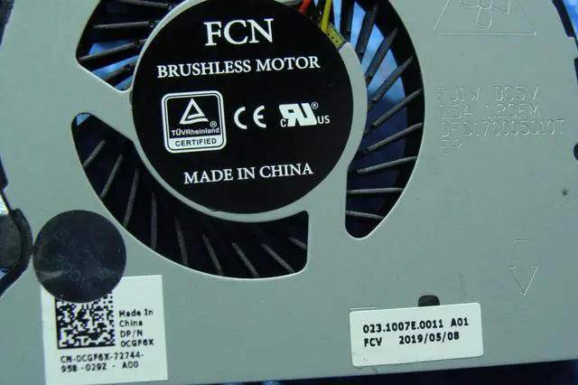 Alt view image 3 of 5 - Cpu cooling fan for Dell Inspiron 15-3567 15.6 inches CGF6X 023.1007E.0011 #1