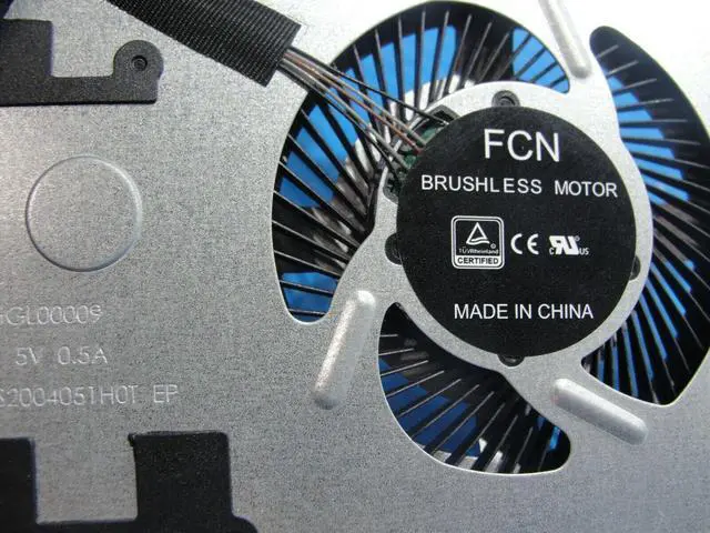 Alt view image 3 of 5 - Cpu cooling fan for Lenovo IdeaPad 510S-14ISK 14 inches DC28000HJF0