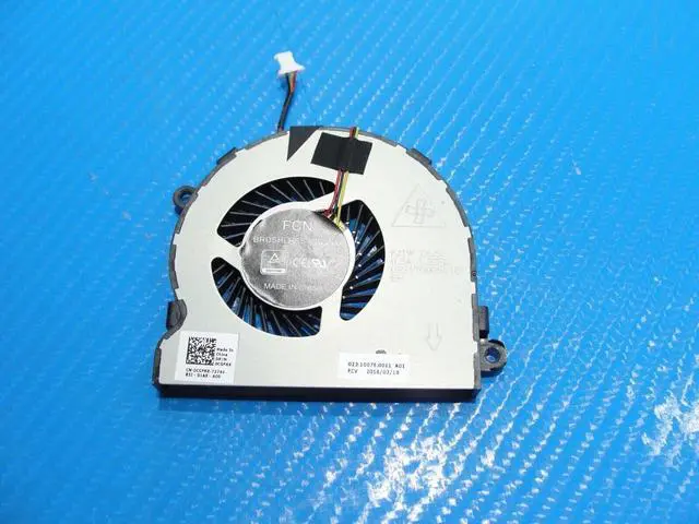 Alt view image 2 of 5 - Cpu cooling fan for Dell Inspiron 15-3565 15.6 inches CGF6X 023.1007E.0011