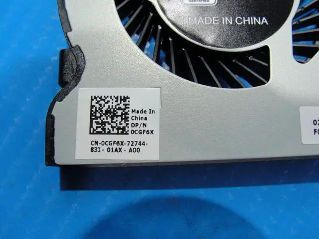 Alt view image 3 of 5 - Cpu cooling fan for Dell Inspiron 15-3565 15.6 inches CGF6X 023.1007E.0011