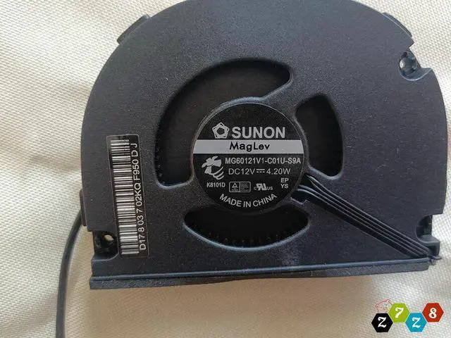 Alt view image 3 of 5 - Cpu cooling fan for AirPort A1470 A1521 Time Capsule MG60121V1-C01U-S9A