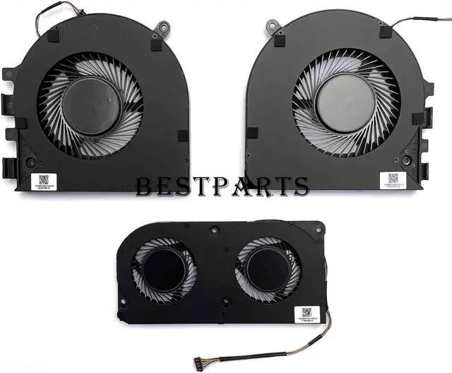 Alt view image 2 of 5 - Gpu and Cpu cooling fan for Blade Pro 17 RZ09-0287 RZ09-0314 RZ09-0329
