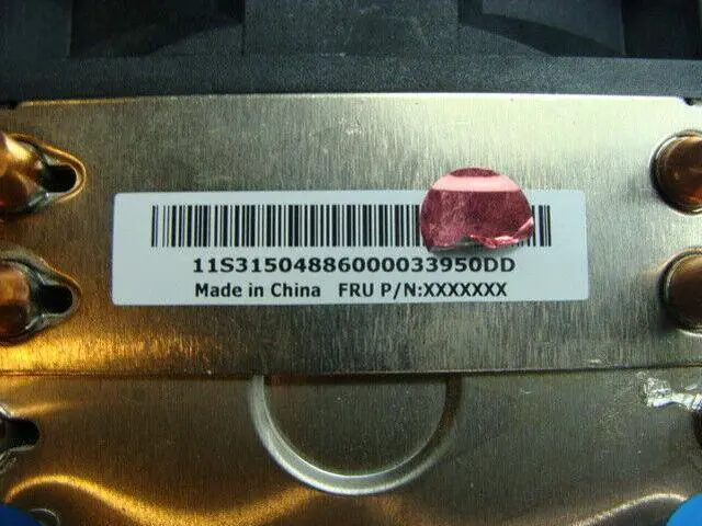 Alt view image 3 of 5 - Cpu cooling fan for Lenovo E x510 Desktop with Heatsink 31504886