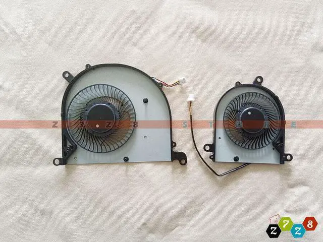 Alt view image 2 of 5 - Gpu and Cpu cooling fan for MSI PS63 Modern 8RC 8SC 8M MS-16S1 MS-16S2