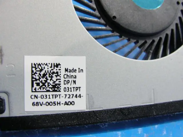 Alt view image 3 of 5 - Cpu cooling fan for Dell Inspiron 13 5368 13.3 inches 31TPT 023.1006M.011