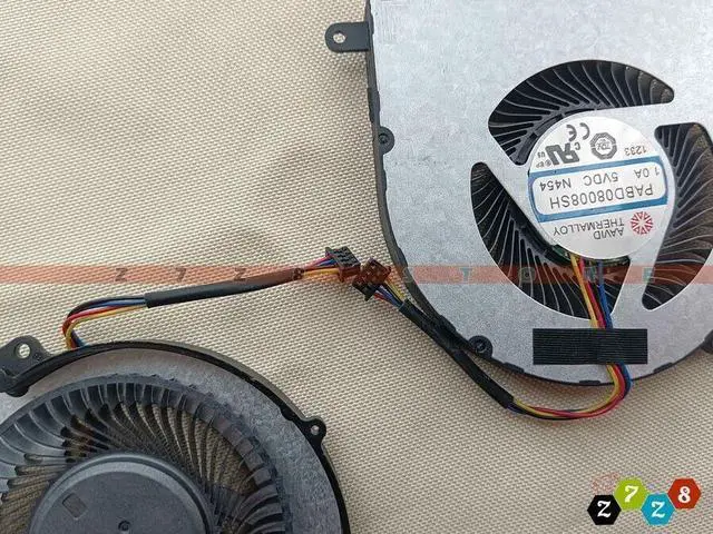 Alt view image 3 of 5 - Gpu and Cpu cooling fan for DC5V MSI GE66 GP66 MS-1542 MS-1543