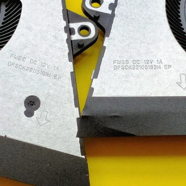 Alt view image 2 of 5 - Gpu and Cpu cooling fan for VAG Asus ROG Zephyrus G14 GA40 GA401I GA401IV DC12V voltage