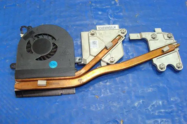 Alt view image 2 of 5 - Cpu cooling fan for Dell Alienware M14x R1 14 inches with Heatsink 7XJK4