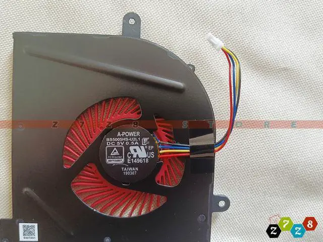 Alt view image 3 of 5 - Cpu cooling fan for MSI GS63 GS63VR GS73 GS73VR Stealth Pro MS-16K2 MS-17B1